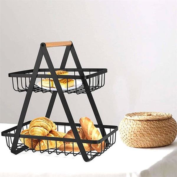 Iron Basket Double-Layer